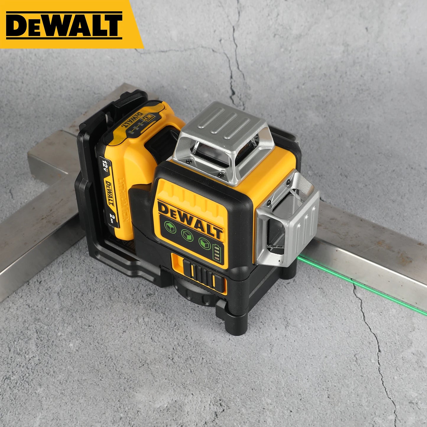 🟢 DEWALT DW089LG – 360° GreenBeam Laser-Wasserwaage