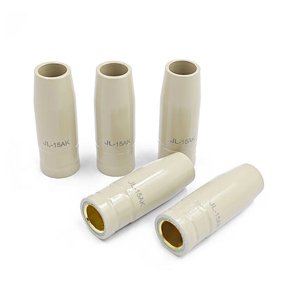 15AK Schweißzusatzmaterial-Set – Anti-Spritzer-Spitzen und Schutzdüsen