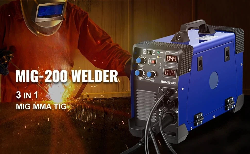 SIIHAO 270A 3-in-1 MIG/MMA/TIG Welder Dual Voltage