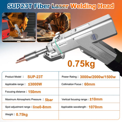 4-in-1 Laser-Schweißmaschine 1500–3000W, Wassergekühlt