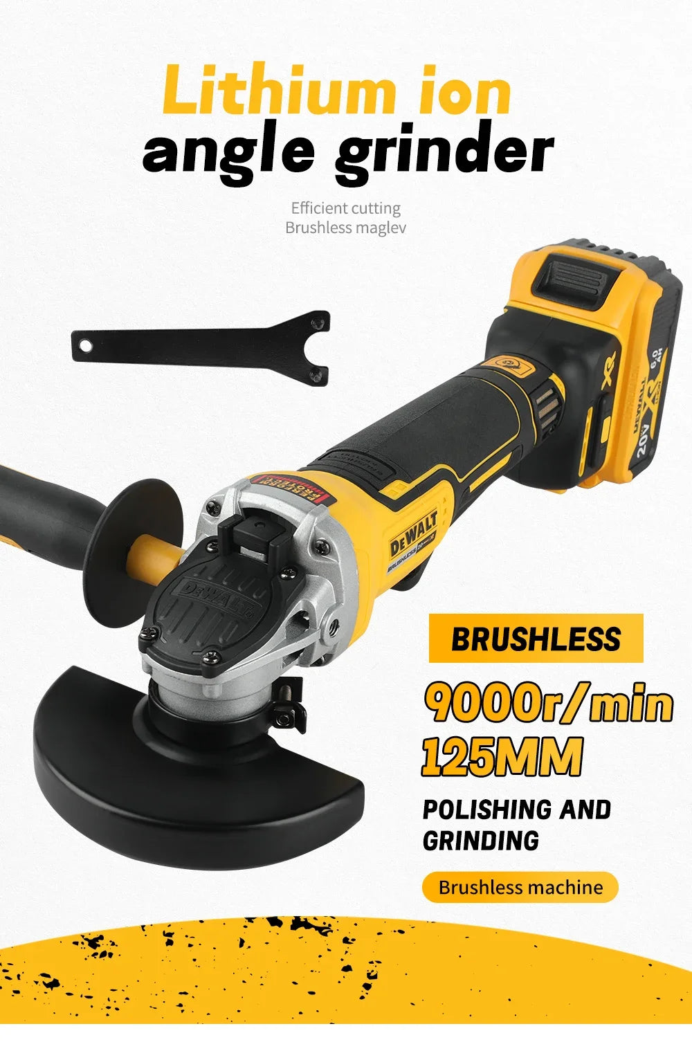 DEWALT DCG406 – PowerFlex 20V Max Akku-Winkelschleifer