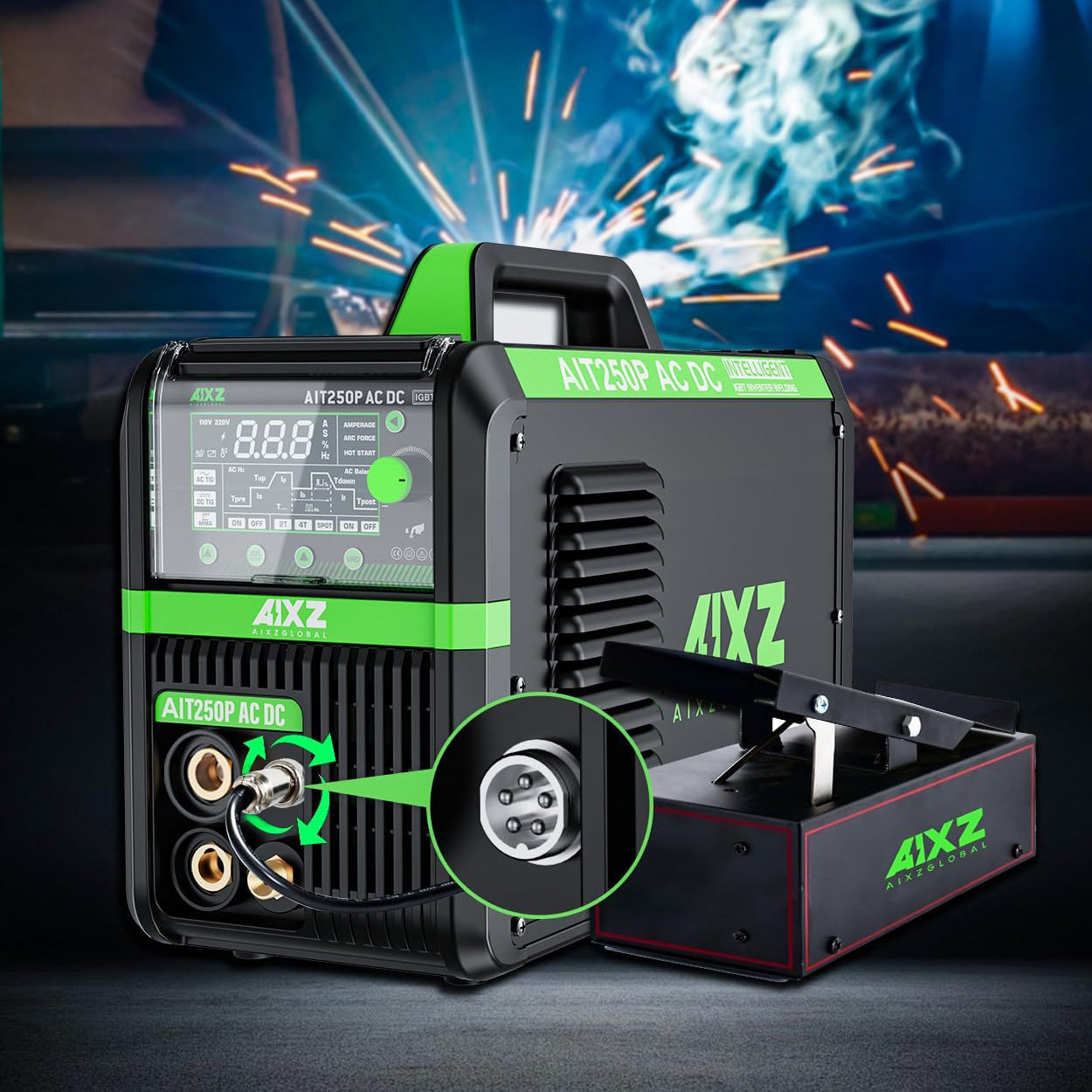 AIXZ 200A AC/DC 5-in-1 Schweißgerät – Aluminium, TIG & MMA