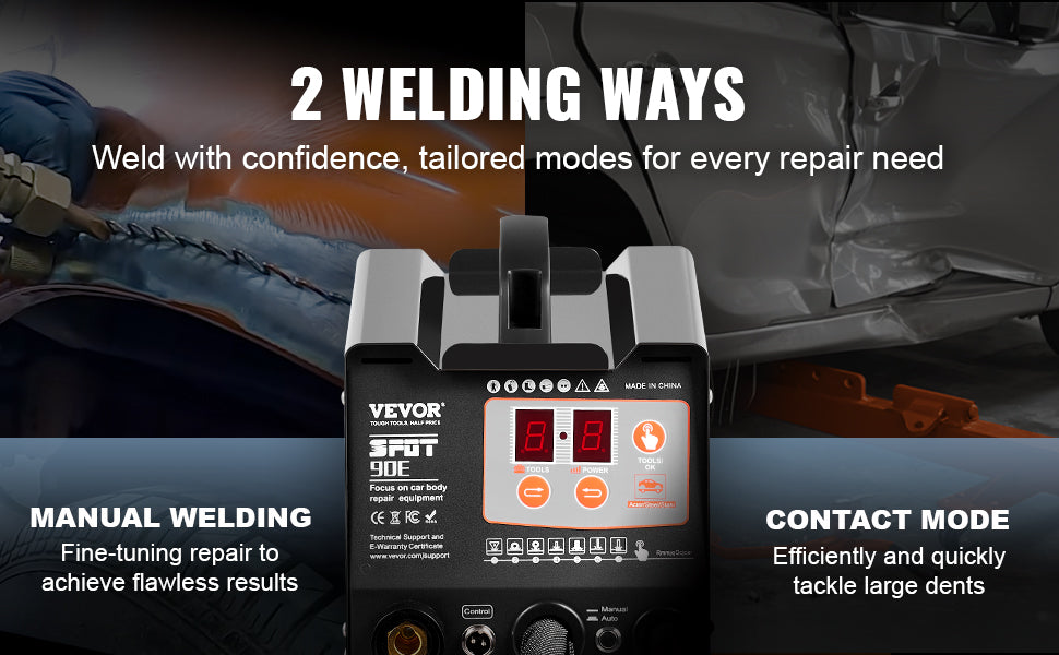 SucceBuy 3KW Spot Welder – Autokarosserie mit 2 Pistole